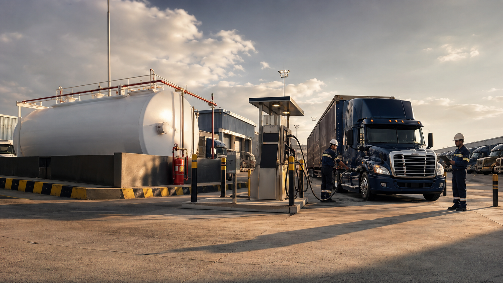 Autoconsumo de hidrocarburos: autotanque abasteciendo un tanque propio